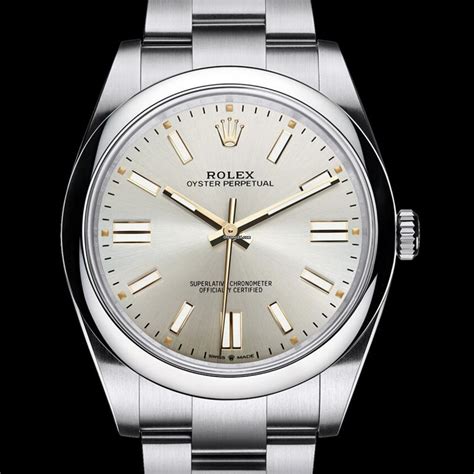 silver mens rolex wath|Rolex op 41 silver dial.